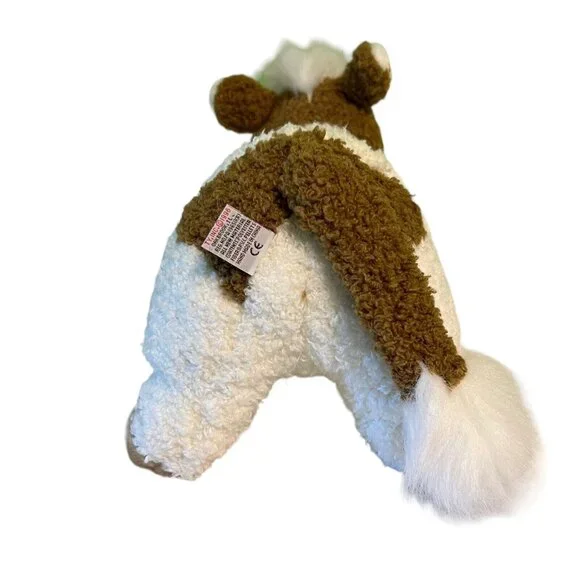 Vtg Ty Jersey Cow Classic 3rd Gen White Brown Plush 12" 1996 Textured Stuffed - Picture 6 of 8